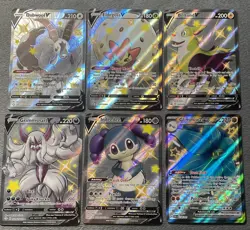 Pokemon Cards Lot Shiny Rare Holo Promo Indeedee Grimmsnarl Boltund Dubwool ++++ - Image 1