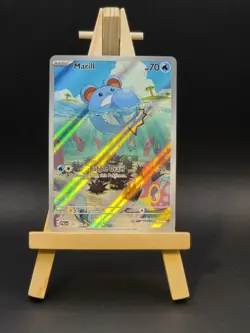 Pokemon Marill Scarlet & Violet Paldea Evolved Holo Illustration Card 204/193 - Image 1