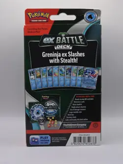 Pokemon TCG ex Battle Deck Greninja ex Factory Sealed Box 60 Card Deck New - Image 3