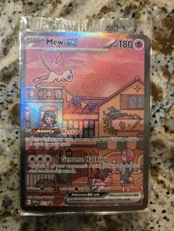 Mew EX SVP 053 Scarlet Violet 151 Black Star Promo Card Sealed Pokemon TCG NM - Image 1