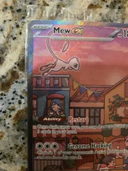 Mew EX SVP 053 Scarlet Violet 151 Black Star Promo Card Sealed Pokemon TCG NM - Image 3