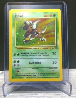 🪲 Pokemon TCG Pinsir 9/64 Jungle Holo Rare 1999 WOTC Vintage Card LP 🪲 - Image 1