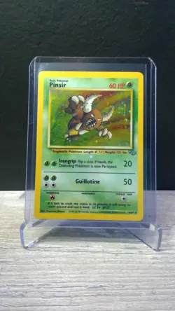 🪲 Pokemon TCG Pinsir 9/64 Jungle Holo Rare 1999 WOTC Vintage Card LP 🪲 - Image 2