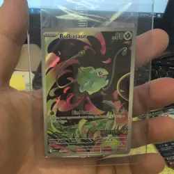 Pokemon Sealed Bulbasaur 133/132 TCG Mega Evolution Stamped Promo Card - Image 1