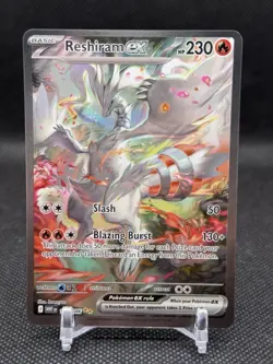 Reshiram EX 166/086 Special Illustration Rare Card Pokemon TCG SV: White Flare - Image 1