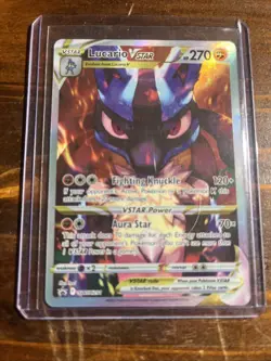 Lucario VSTAR Crown Zenith ETB Promo Card SWSH291 - Image 1