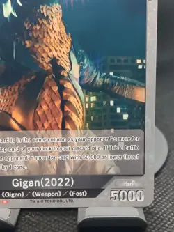 Gigan 2022 EBP01-072 Rare Foil Godzilla Card Game 1st Edition Battle - Image 4