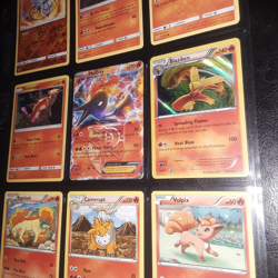 Pokemon TCG Binder Page Lot of 9 Holo Cards & basic Rapidash Turonator Blaziken - Image 2