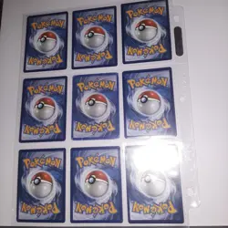 Pokemon TCG Binder Page Lot of 9 Holo Cards & basic Rapidash Turonator Blaziken - Image 5