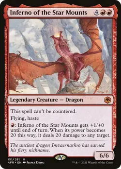 Inferno of the Star Mounts - Adventures in the Forgotten Realms - MTG - Image 1