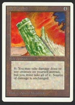 ***Unlimited Jade Monolith*** MTG Unlimited Kid Icarus - Image 1
