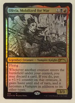 Olivia, Mobilized for War Sketch Showcase Foil - Mythic - Secret Lair MTG - Image 1