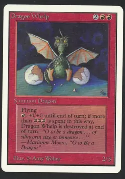 ***Unlimited Dragon Whelp*** MTG Unlimited Kid Icarus - Image 1