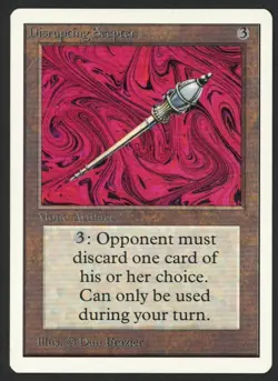 ***Unlimited Disrupting Scepter*** MTG Unlimited Kid Icarus - Image 1