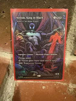 Magic The Gathering Spider-Man Venom King In Black Mythic Full Art Foil NM - Image 1