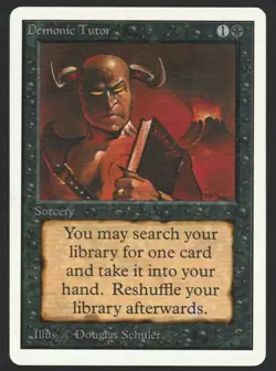 ***Unlimited Demonic Tutor*** MTG Unlimited Kid Icarus - Image 1