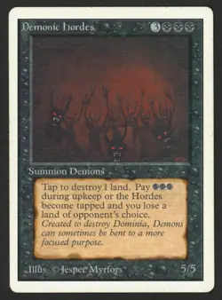 ***Unlimited Demonic Hordes*** MTG Unlimited Kid Icarus - Image 1