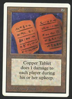 ***Unlimited Copper Tablet*** MTG Unlimited Kid Icarus - Image 1