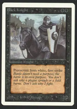 ***Unlimited Black Knight*** MTG Unlimited Kid Icarus - Image 1