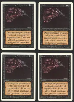 ***4x Unlimited Terror*** MTG Unlimited Kid Icarus - Image 1