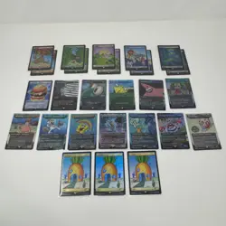 Magic The Gathering Secret Lair x Spongebob Squarepants Complete Foil Bundle - Image 1