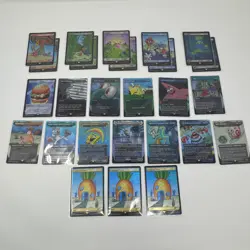 Magic The Gathering Secret Lair x Spongebob Squarepants Complete Foil Bundle - Image 2