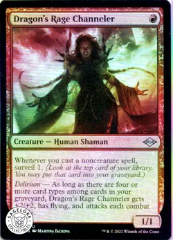 MTG Dragon's Rage Channeler (121) | LP Foil | Modern Horizons 2 {MH2} - Image 1