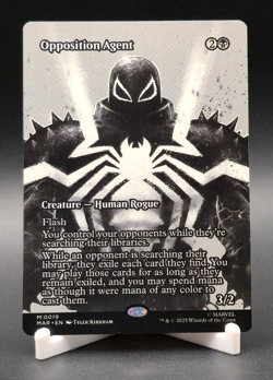 Opposition Agent Magic The Gathering Spider-Man Mythic Rare Borderless #19 - Image 1