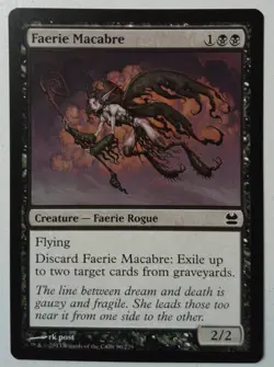 Faerie Macabre *Common* Magic MtG x1 Modern Masters SP - Image 1
