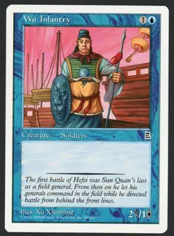 ***English Wu Infantry*** MTG Portal 3 Kingdoms Kid Icarus - Image 1