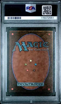 MTG - Island - ALTERNATE 4th Edition Magic Land - Graded PSA 7 - Image 2