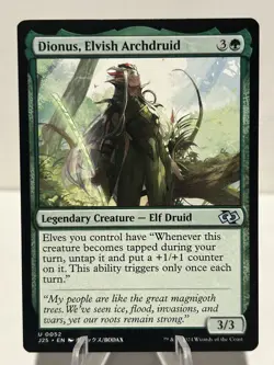 Dionus, Elvish Archdruid (Anime) 52 U Foundations Jumpstart NM MTG - Image 1