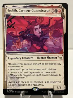 Judith, Carnage Connoisseur (Showcase) 363 R Murders at Karlov Manor NM MTG - Image 1