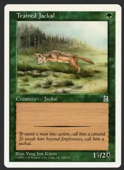 ***English Trained Jackal*** MTG Portal 3 Kingdoms Kid Icarus - Image 1