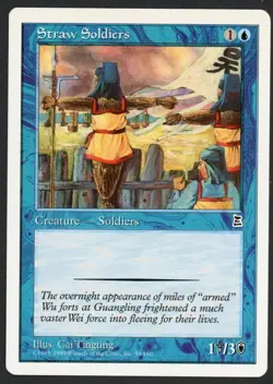 ***English Straw Soldiers*** MTG Portal 3 Kingdoms Kid Icarus - Image 1