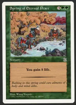 ***English Spring of Eternal Peace (Edge Indent)*** MTG Portal 3 Kingdoms - Image 1