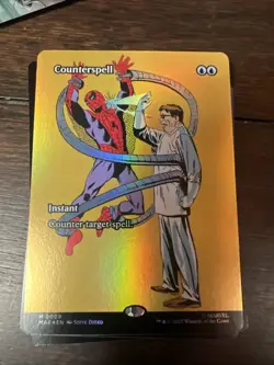 Counterspell 0009 Borderless - MAR - MTG Spider-Man FOIL NM/M - Image 1