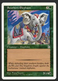 ***English Southern Elephant*** MTG Portal 3 Kingdoms Kid Icarus - Image 1
