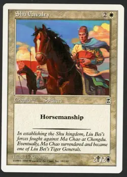***English Shu Cavalry*** MTG Portal 3 Kingdoms Kid Icarus - Image 1