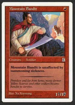 ***English Mountain Bandit*** MTG Portal 3 Kingdoms Kid Icarus - Image 1