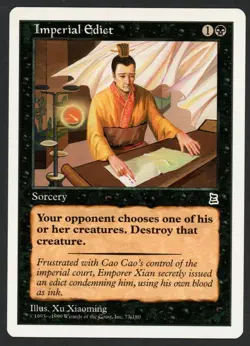 ***English Imperial Edict*** MTG Portal 3 Kingdoms Kid Icarus - Image 1