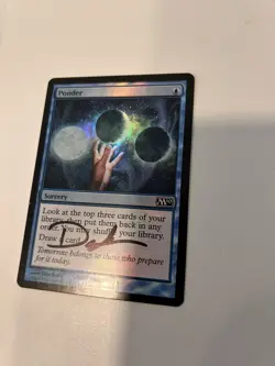 MTG Ponder Magic 2010 Foil NM Signed - Image 1