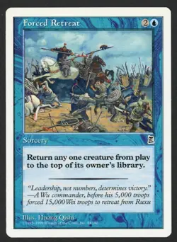 ***English Forced Retreat*** MTG Portal 3 Kingdoms Kid Icarus - Image 1