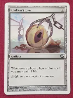 Magic The Gathering 9TH EDITION KRAKEN'S EYE artifact card MTG - Image 1