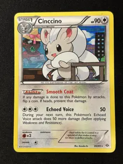 Cinccino - 85/99 - Holo Rare - Black & White 4: Next Destinies - Pokemon - Image 1