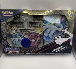 Pokemon Crown Zenith Unown V & Lugia V Special Collection Box - Image 1