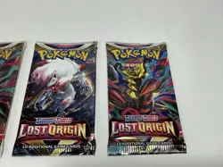 Pokemon TCG Sword & Shield Lost Origin Lot of 4 Booster Packs Factory Sealed New - Image 2