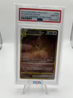 2022 Pokemon Japanese Arceus Vstar Full Art Ultra Rare 262/172 Psa 10 - Image 1