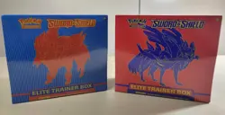 Pokemon Sword and Shield ETB Elite Trainer Box - Set Of 2 - New Factory Sealed - Image 1