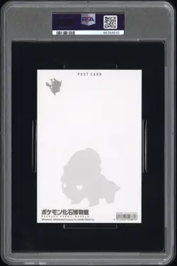 2023 POKEMON FOSSIL MUSEUM POSTCARD PIKACHU & SHIELDON PSA 10 - Image 2